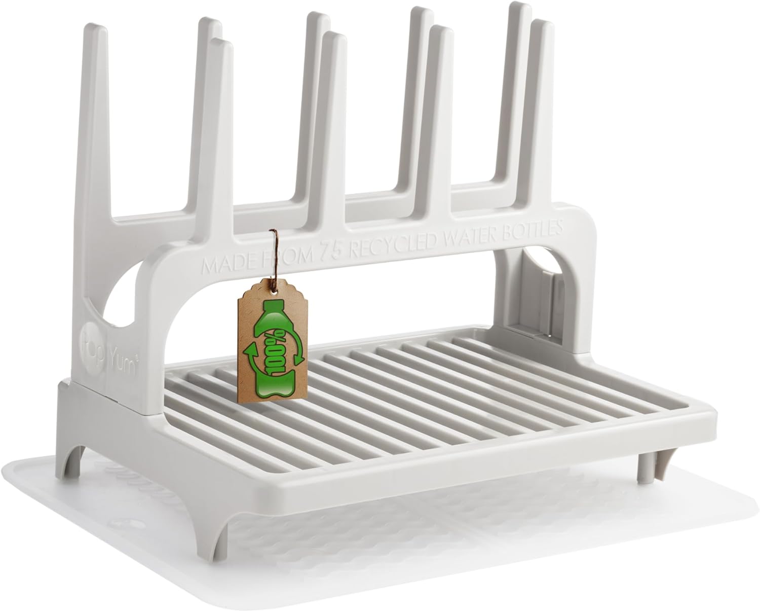 PopYum Space Saving Drying Rack for Baby Bottles and More