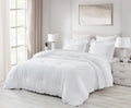 Nora 3-Piece Ruffled Edge Comforter Set Full - Soft Washed Microfiber