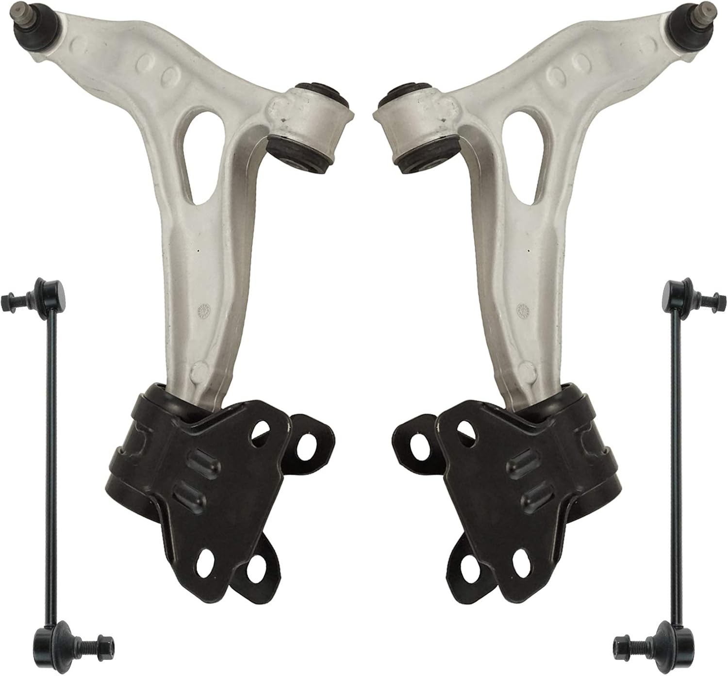 TRQ Front Suspension Kit Control Arm for Ford C-Max and Focus