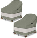 Outdoor Adirondack Chair Cover 2 Pack - Waterproof Patio Protection