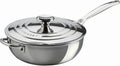 Le Creuset Tri-Ply Stainless Steel 3.5 Quart Saucier Pan - Even Heat