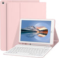 Keyboard Case for iPad 10.2 in Pink - Magnetic Detachable Wireless