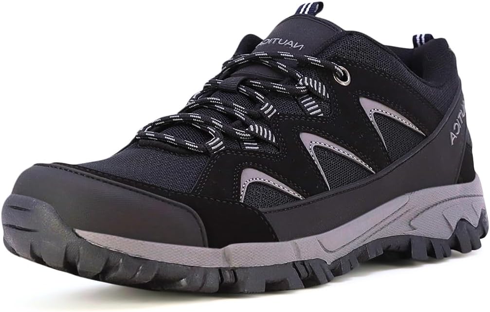 Nautica Durable Hiking Shoes - Slip-Resistant Trail Boots