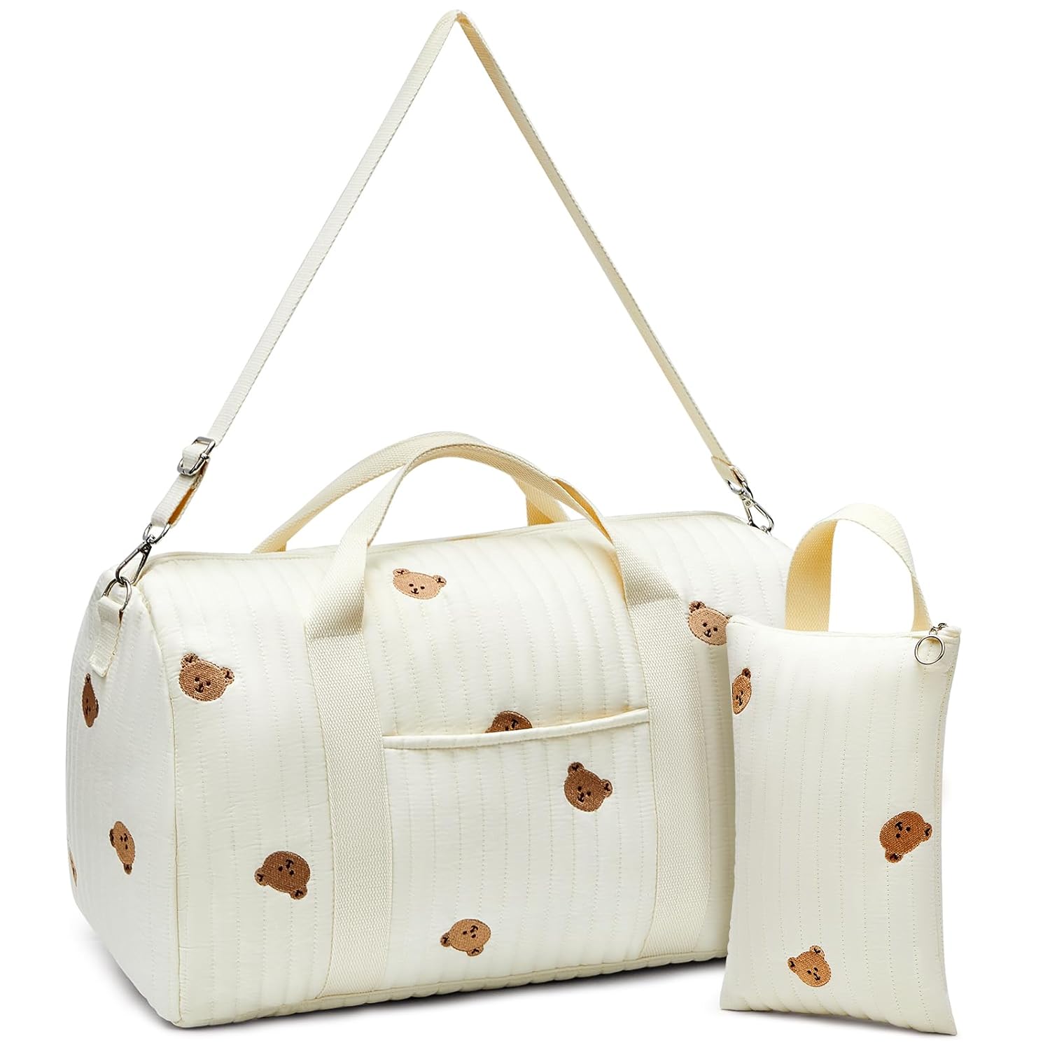 Paterr 2 Pcs Diaper Bag Tote for Stylish Moms on the Go
