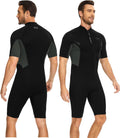 Seaskin Shorty Wetsuits for Mens Womens 2mm Front Zip - Warm Shorty