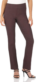 Rekucci Women's Ease Into Comfort Stretchy Straight Leg Office
