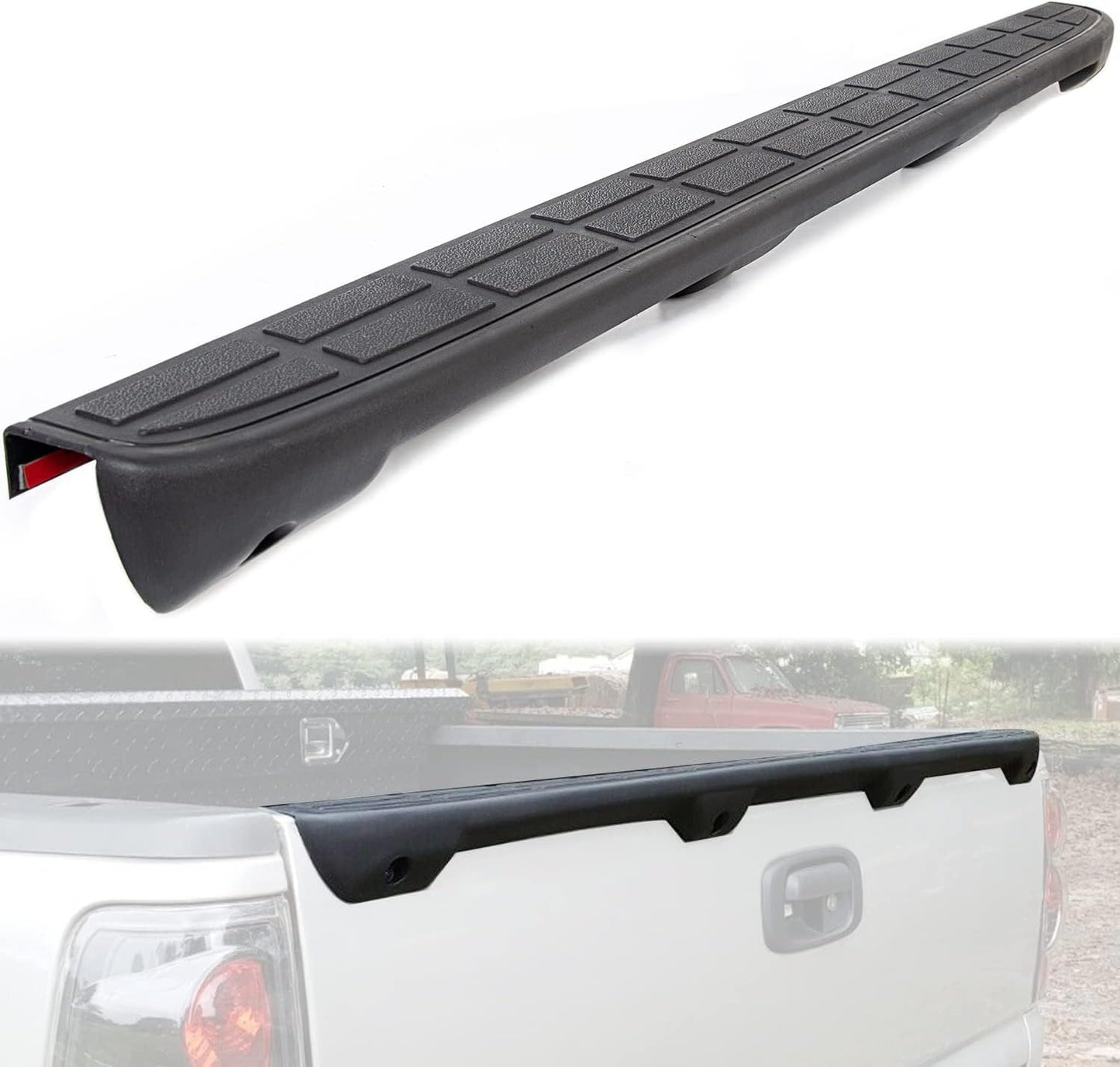 ECOTRIC Tailgate Spoiler Cap Cover for Chevy Silverado & GMC