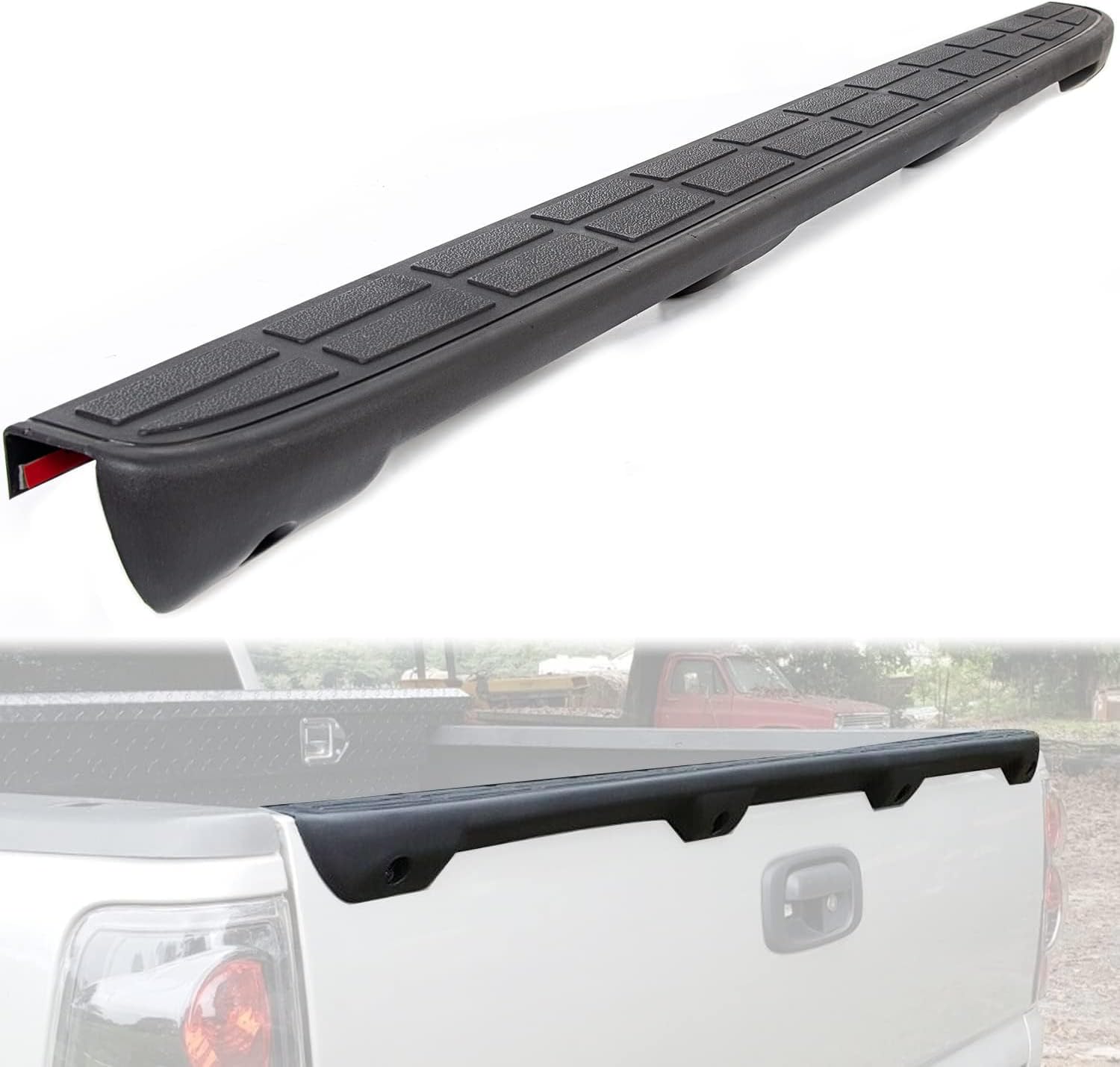 ECOTRIC Tailgate Spoiler Cap Cover for Chevy Silverado & GMC