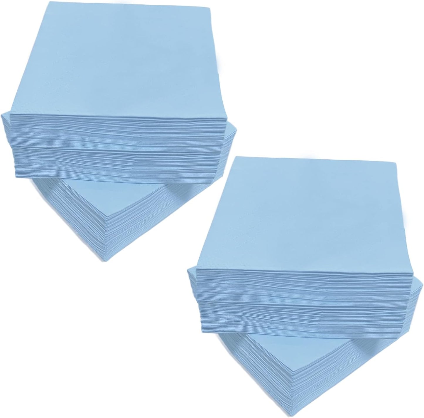 200 Baby Blue Napkins for Events