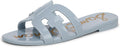 Sam Edelman womens Bay Jelly Slides - Shiny Summer Sandals