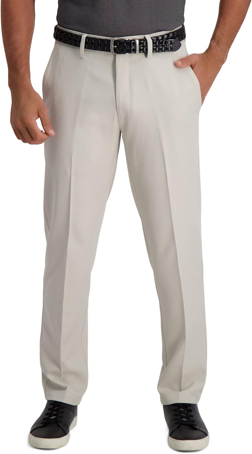 Haggar Men's Cool 18 Pro Slim Fit Casual Pant for All Occasions