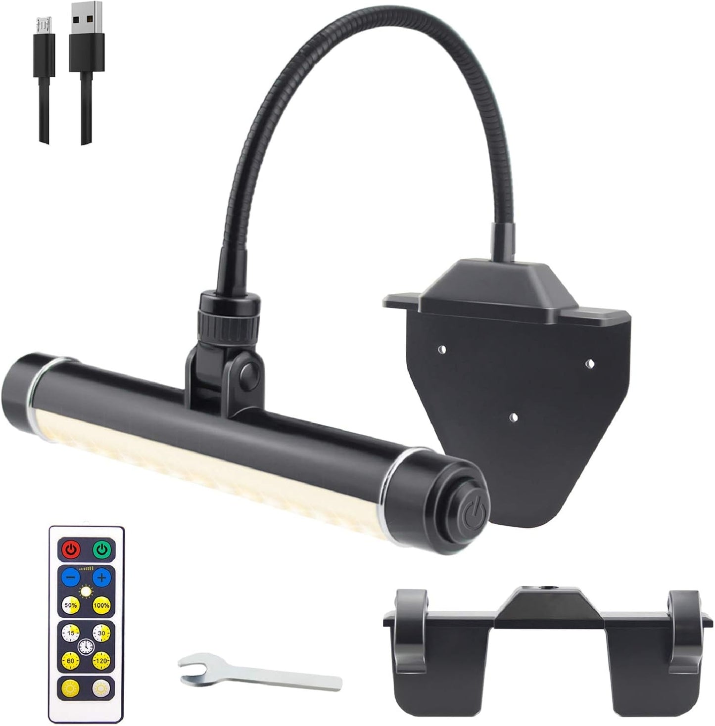 BIGMONAT Cordless Picture Light with Timer and Dimmable Modes