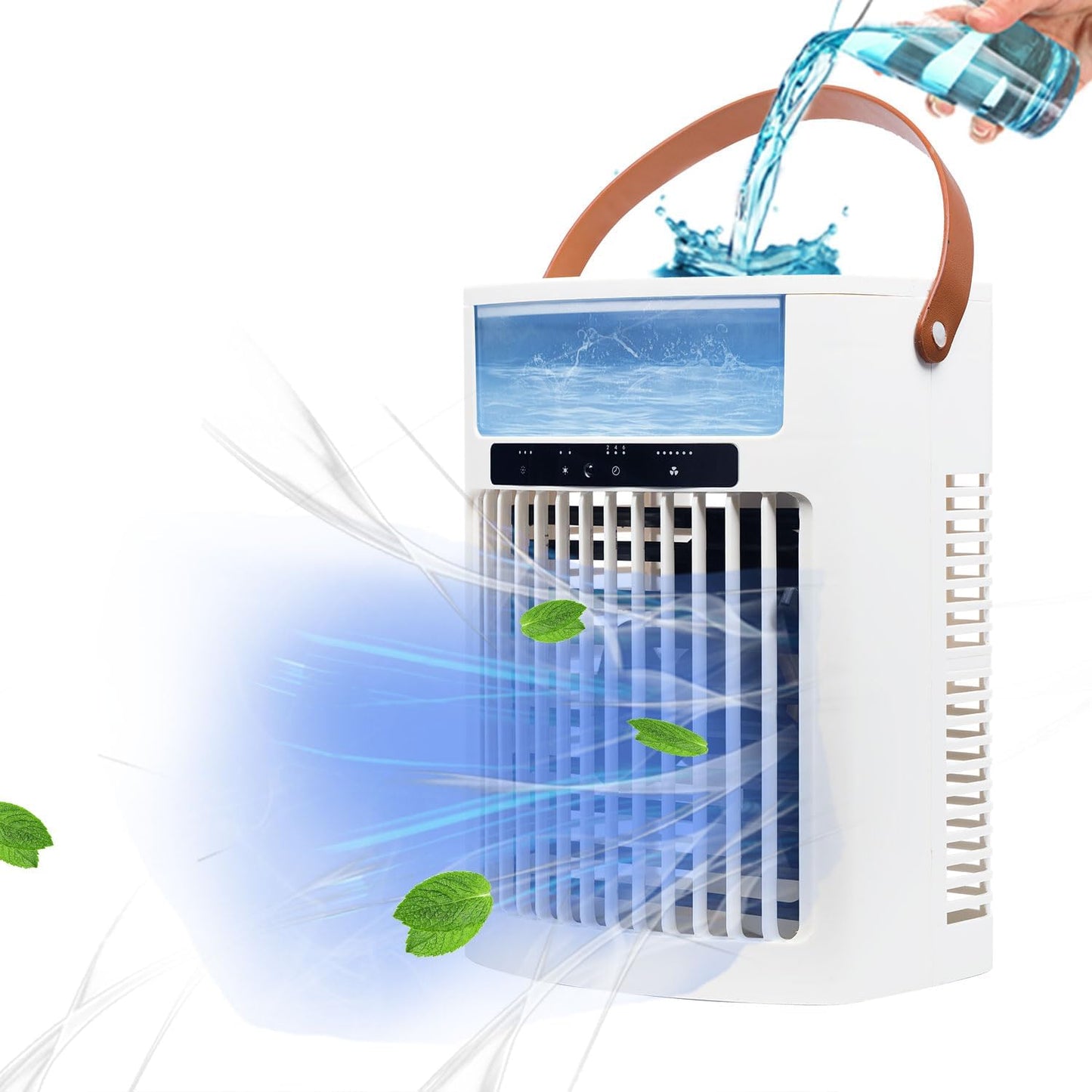 Fanforte Portable Air Conditioner - 5 Wind Speeds, 7 LED Lights