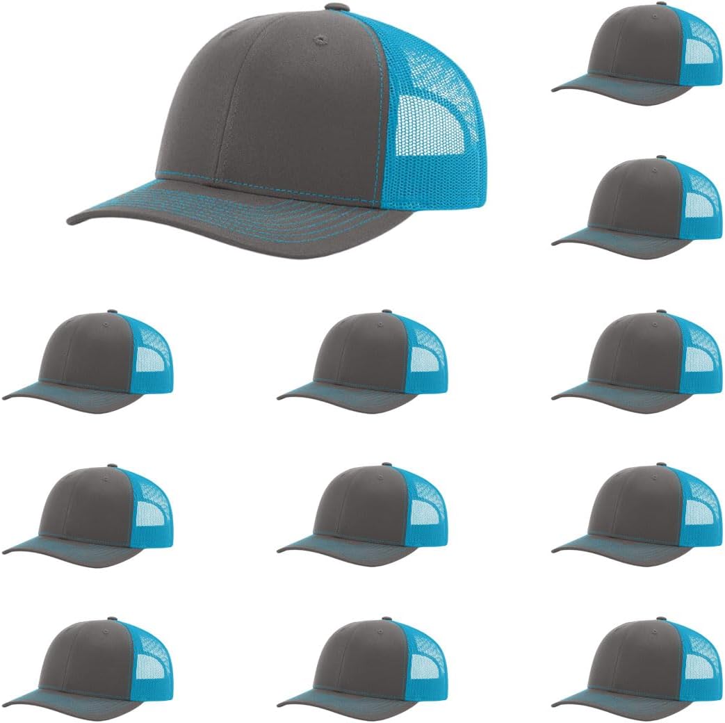 Richardson 112 Classic Six-Panel Adjustable Snapback Trucker Cap