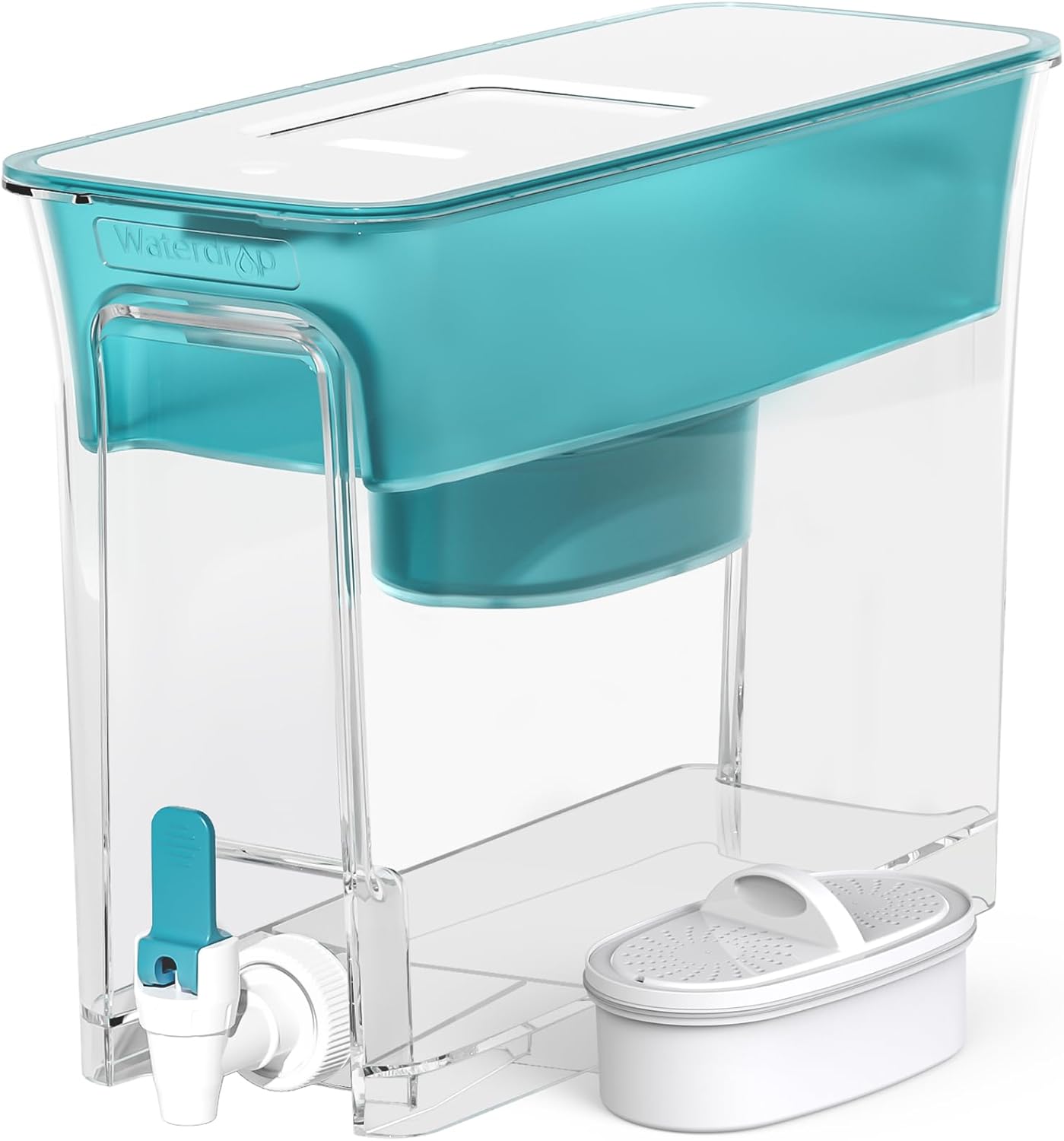 Waterdrop Slim Water Filter Dispenser: 35-Cup Capacity Pitcher