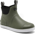 Mens Deck Boots Saltwater Fishing Ankle Rain Boots - Waterproof