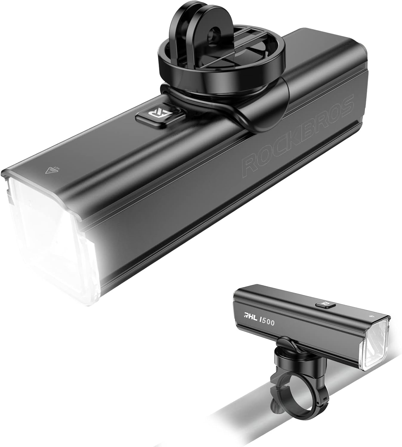 ROCKBROS 1500 Lumens Bike Light: Super Bright & Waterproof
