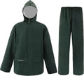 Rain Suit for Men & Women Polyurethane Waterproof Rain Gear - Heavy