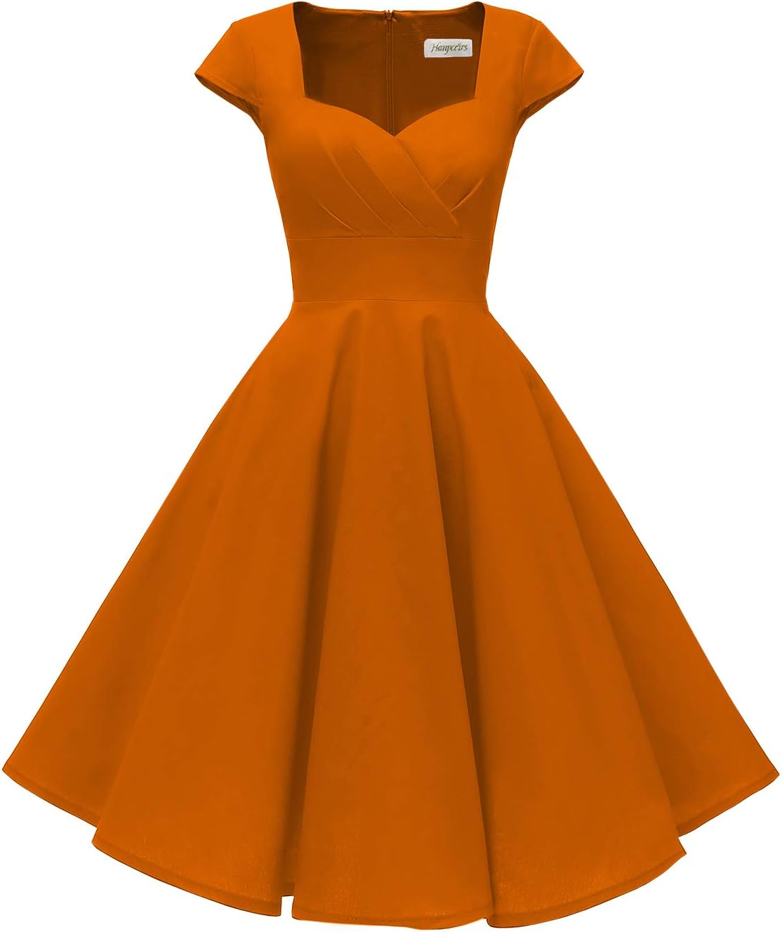 Vintage Cocktail Swing Dress with Pockets for Women