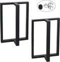MBQQ Furniture Legs 28in Height 17.7in Wide Rustic T Shape Table Legs