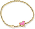 Kendra Scott Ari Heart Stretch Bracelet for Women 6.5in
