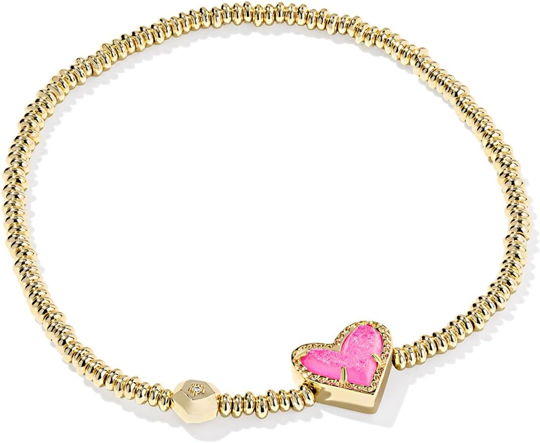 Kendra Scott Ari Heart Stretch Bracelet for Women 6.5in