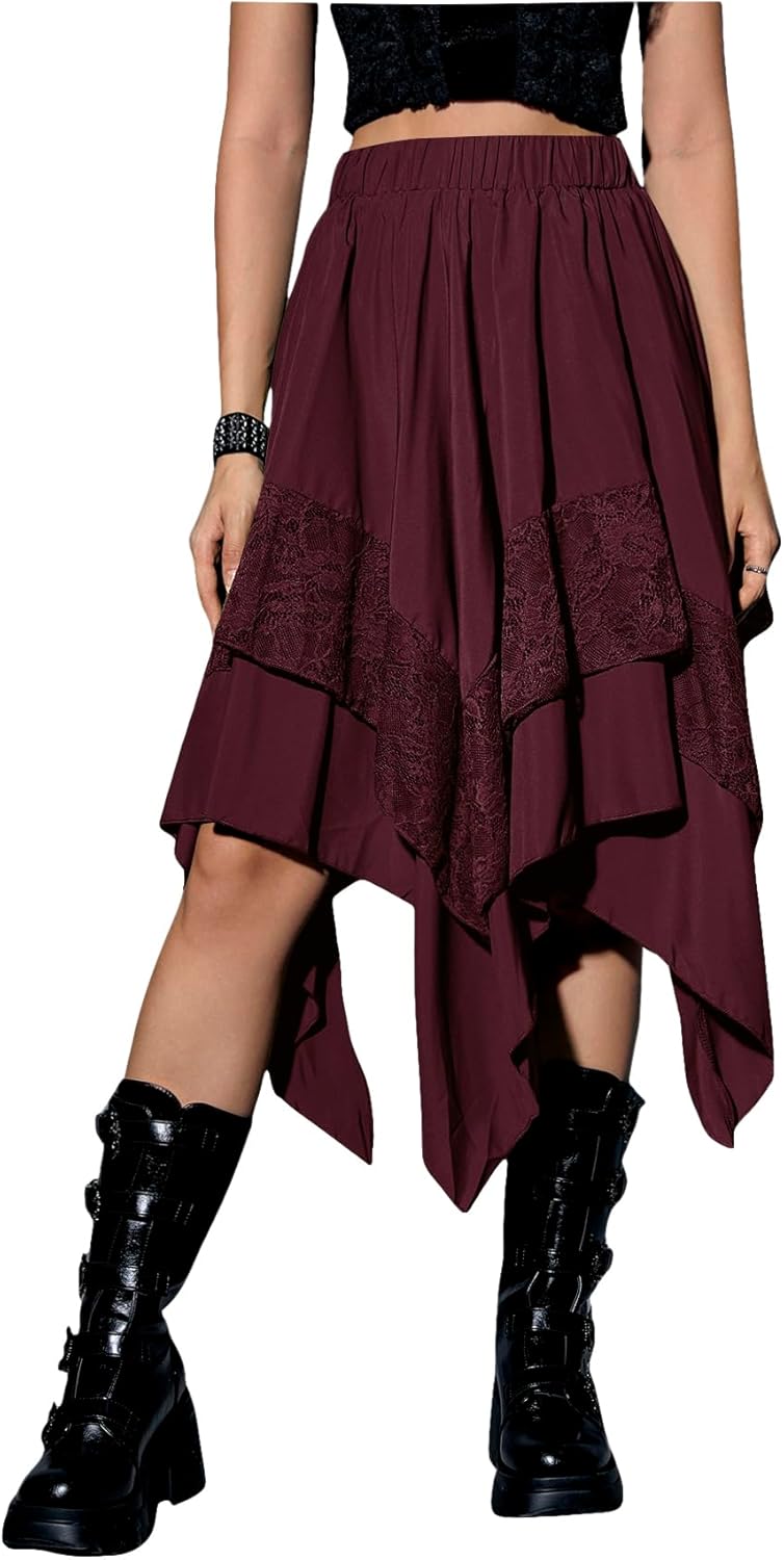 Verdusa Women's Renaissance Flowy Fairy Skirt for Every Occasion