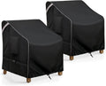 COSFLY Waterproof Patio Chair Covers 2 Pack - Heavy Duty Protection
