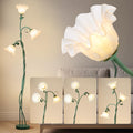 Flower Standing Lamp for Bedroom - 3 Color Temperatures, Flexible Neck