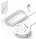Yozisital 10FT Power Strip w/ USB C - Surge Protector & Outlet Adapter