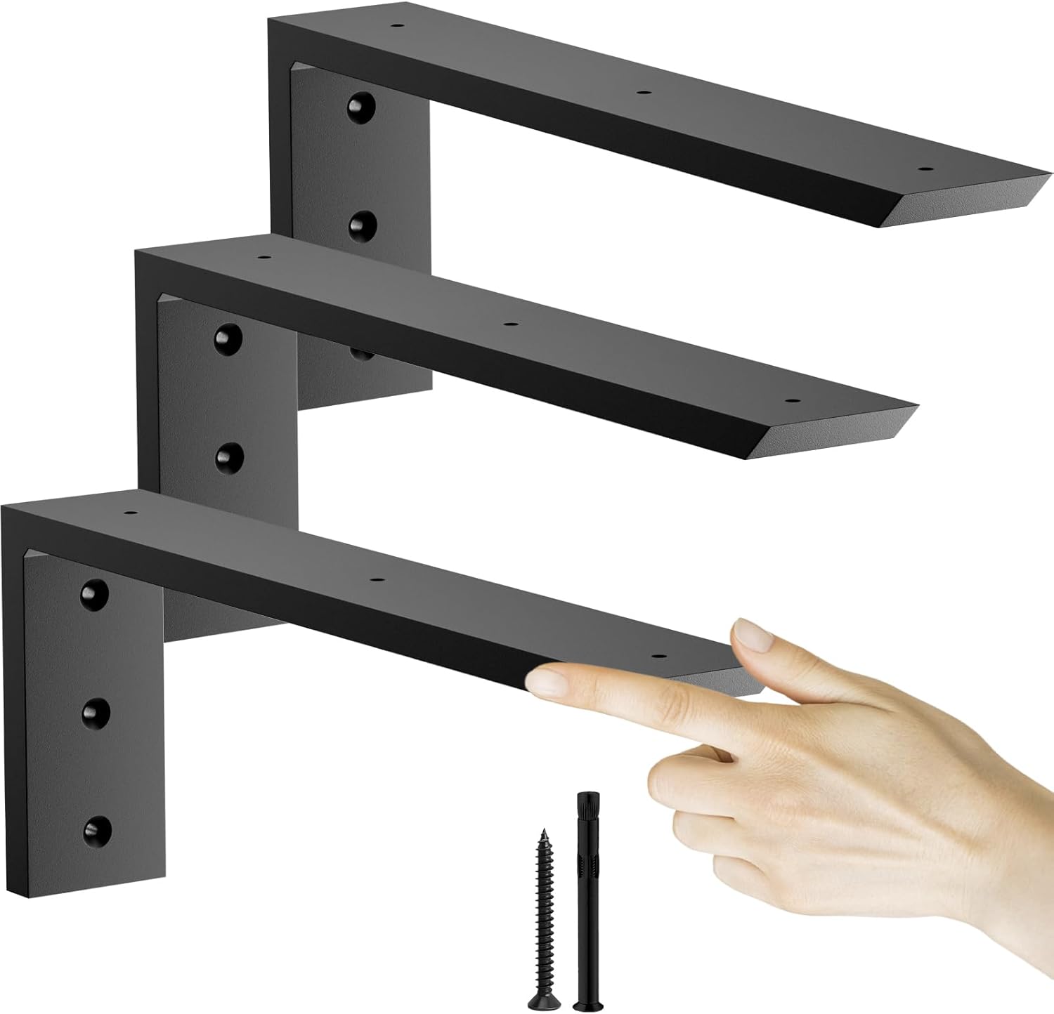 Countertop Support Bracket 14 inch 3 Pack for Heavy Duty Use