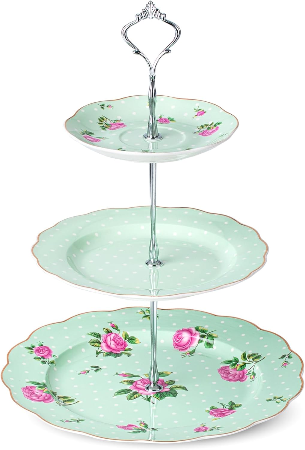 BTaT 3-Tier Dessert Stand for Elegant Afternoon Tea Parties