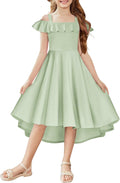 Arshiner Girls Summer Dress Off Shoulder Midi Swing Dress