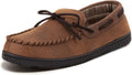 ULTRAIDEAS Men's Luke Microsuede Moccasin Slippers - Comfortable