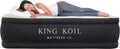 King Koil Luxury Pillow Top Plush Queen Air Mattress - Fast Inflate