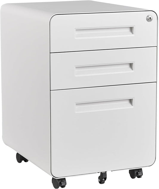 STANI 3 Drawer Filing Cabinet for Home and Office Storage
