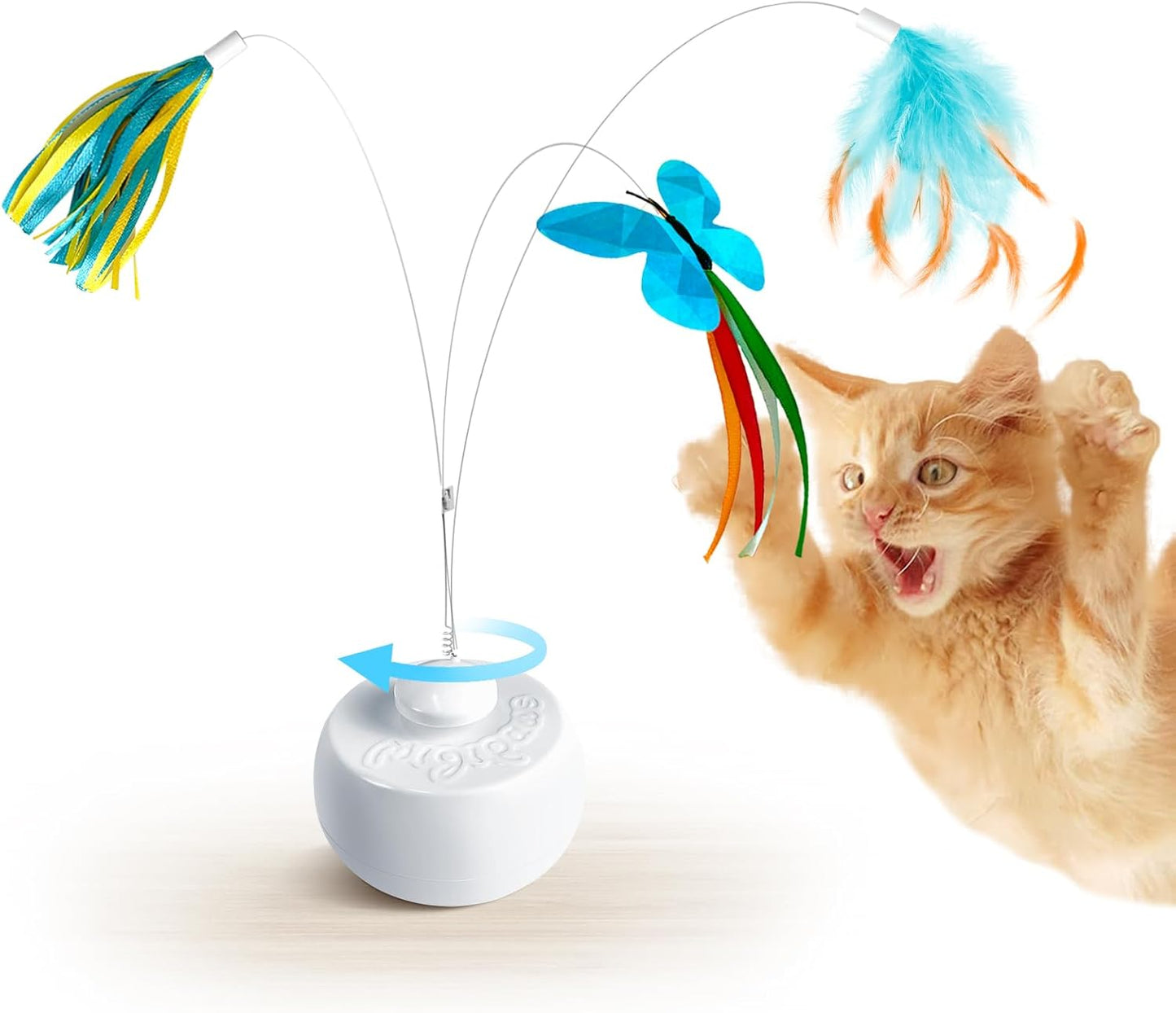 Interactive Smart Cat Toy with 3 Refills