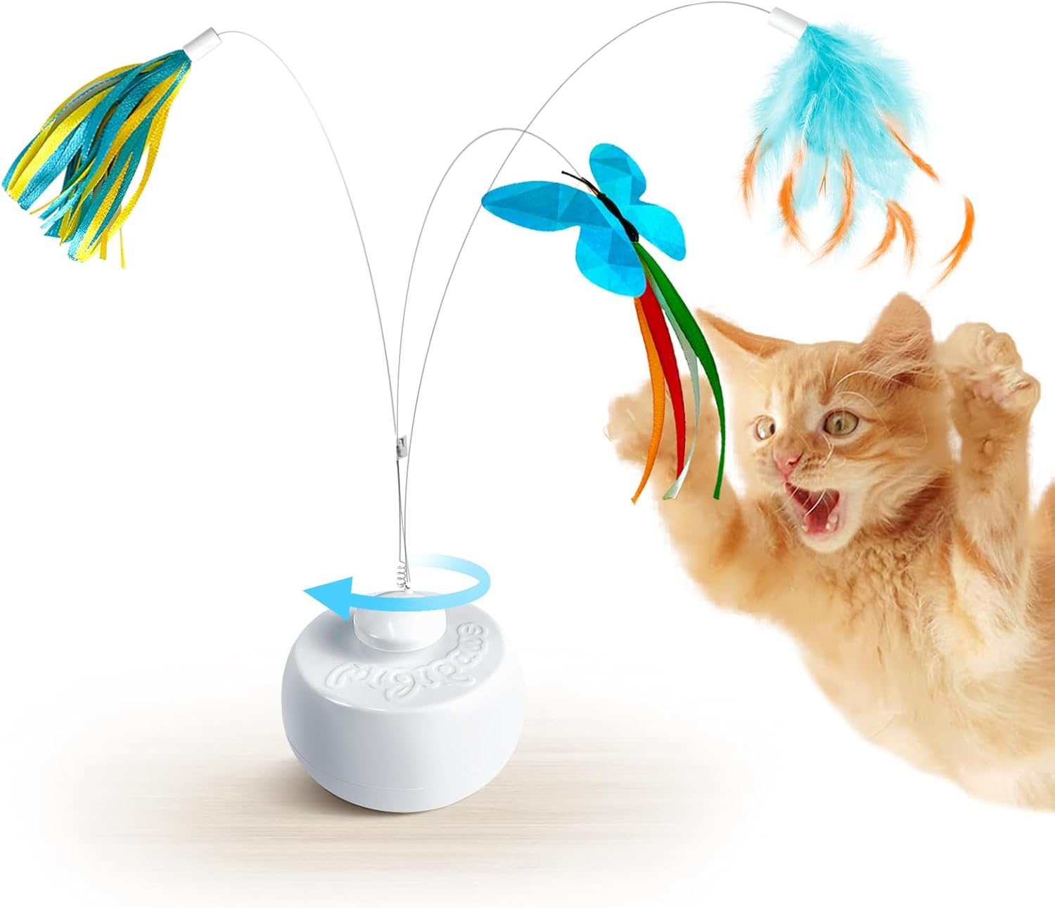 Interactive Smart Cat Toy with 3 Refills
