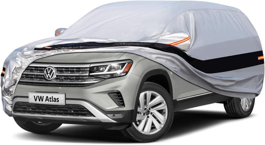 10 Layers SUV Car Cover for Volkswagen Atlas 2017-2024 Waterproof