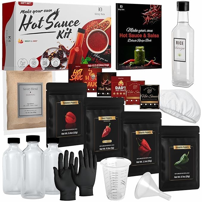 Kitsy Hot Sauce Making Kit by KITSY BOX - DIY Fun Gift