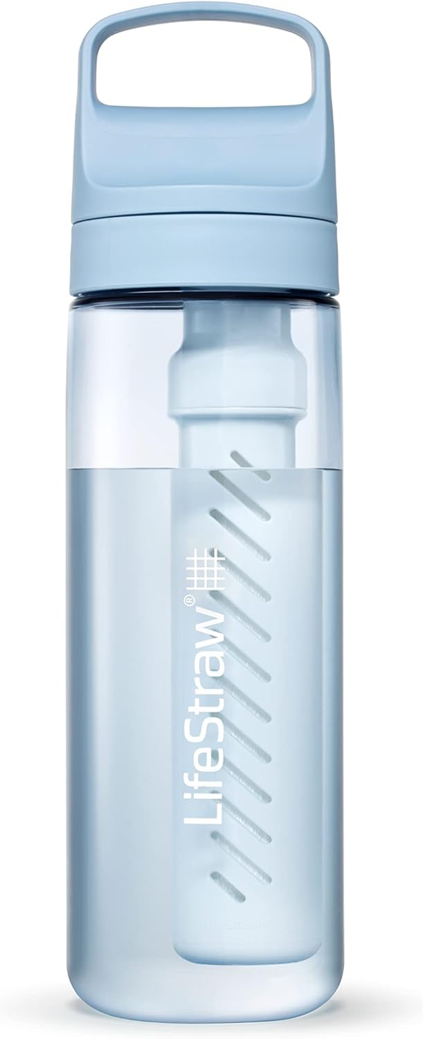 LifeStraw Go Series Water Filter Bottle for Travel and Everyday Use