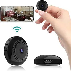 Mini Camera WiFi Wireless Nanny Cam with Night Vision Features