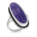 925 Sterling Silver Amethyst Ring for Women - Handmade February