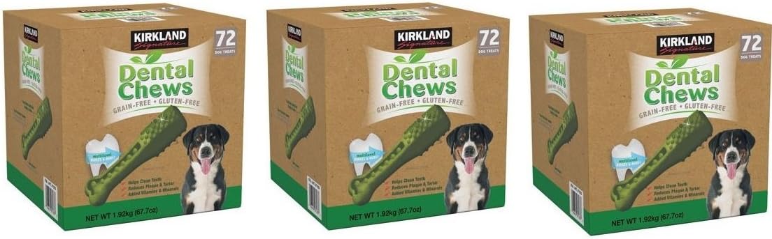 Kirkland Signature Dental Chews for Healthy Dog Teeth Care