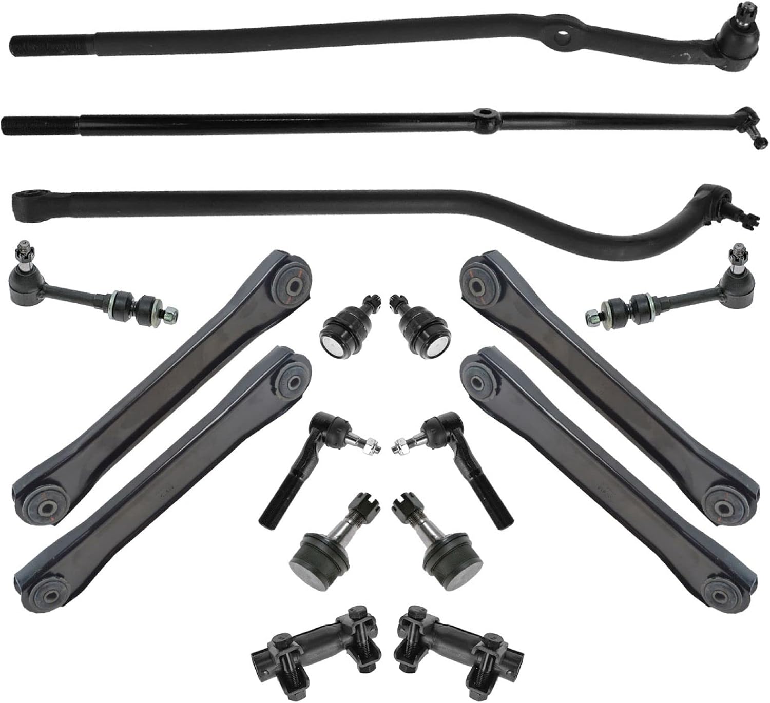 TRQ Front Steering & Suspension Kit for 2000-2001 Dodge Ram 1500