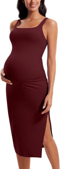 CRZ YOGA Butterluxe Sleeveless Maternity Tank Dress - Comfortable Fit