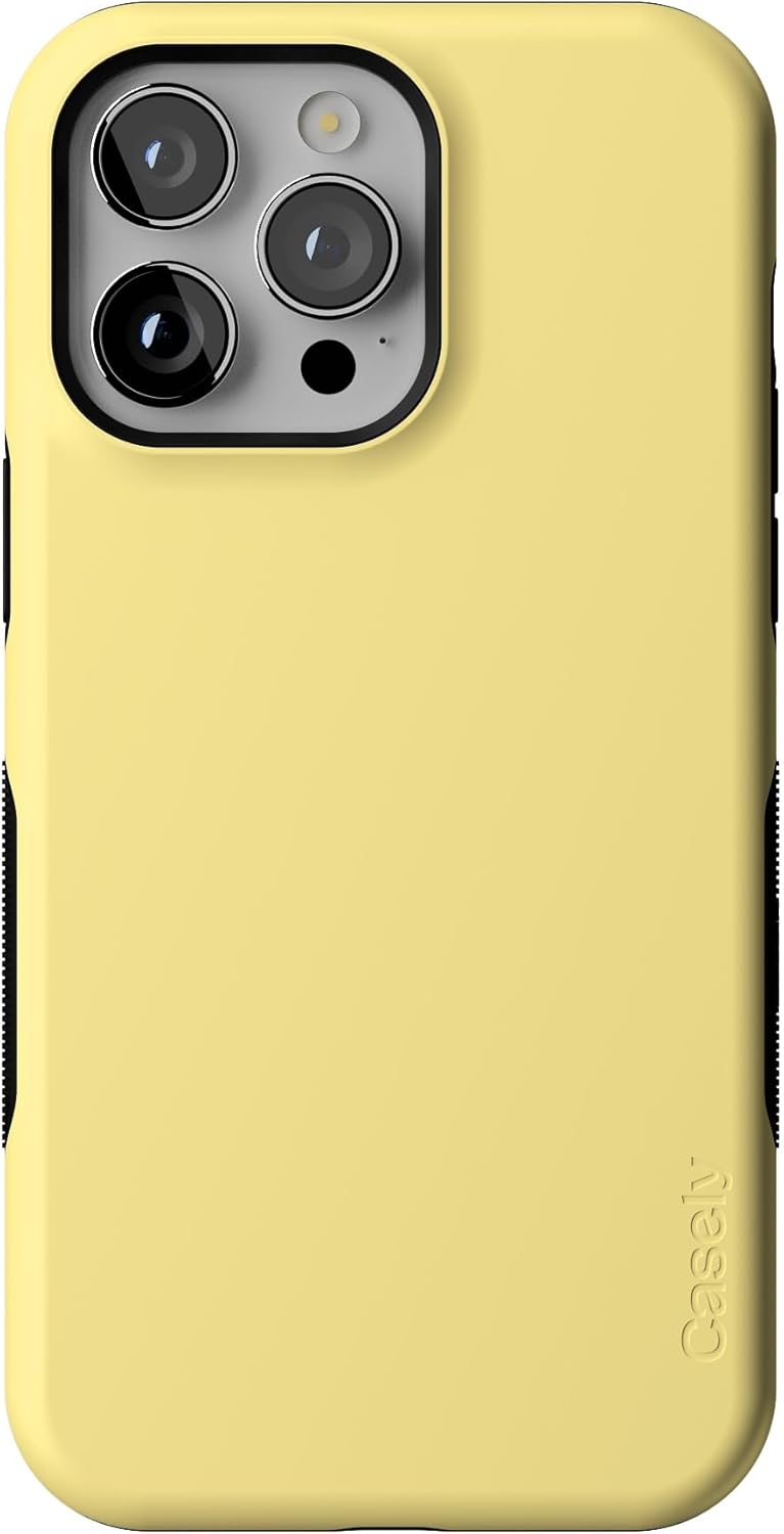 Bold Protective iPhone 14 Pro Max Case in Butter Yellow