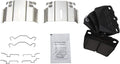 TRQ Rear Brake Pads Ceramic for 2004-2005 Toyota RAV4 Vehicles