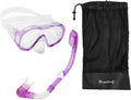 Piper Kids Snorkel Mask Combo - Comfortable Low-Volume Kids Mask