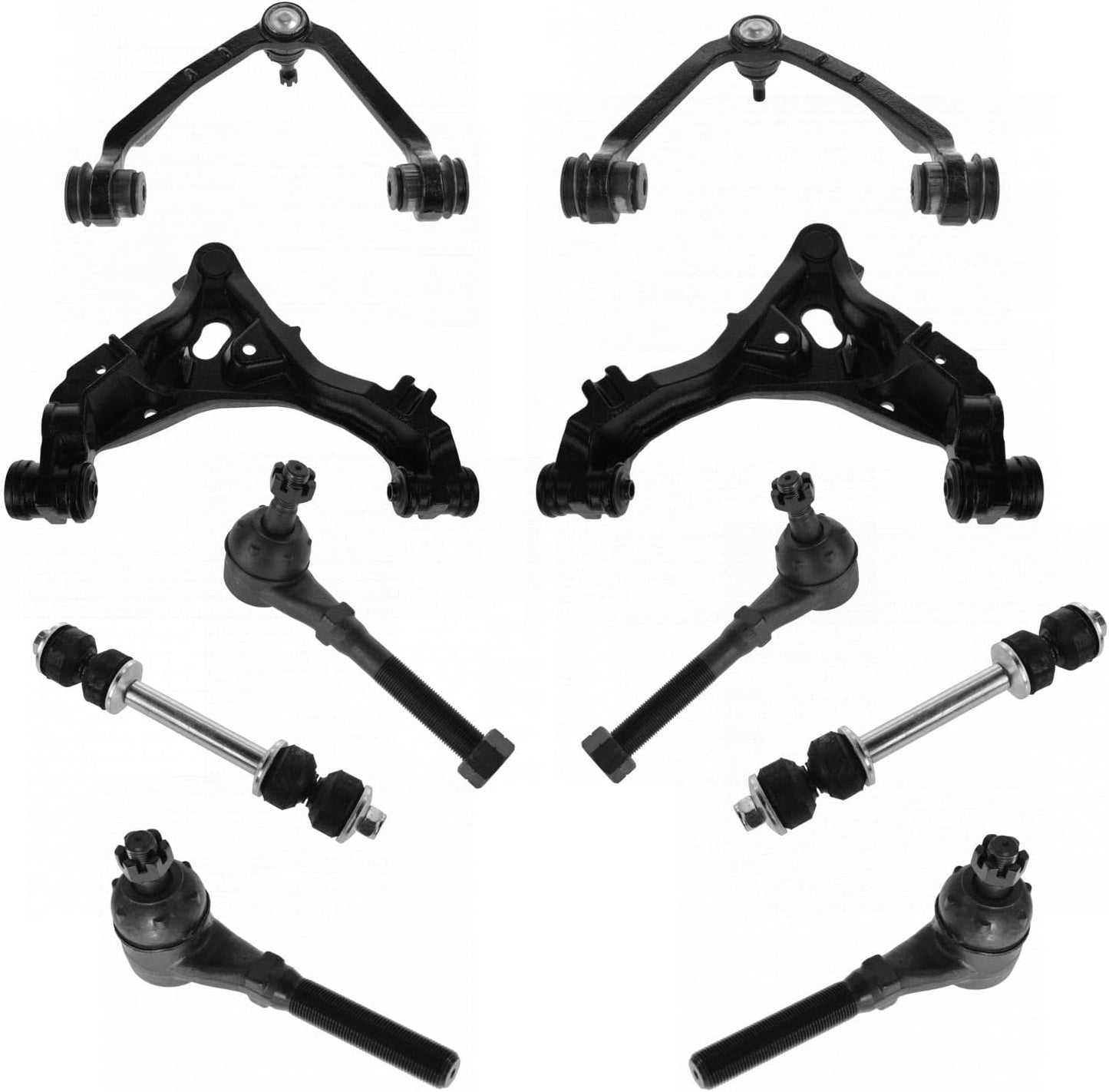 TRQ Front Steering & Suspension Kit for Ford Lincoln Vehicles